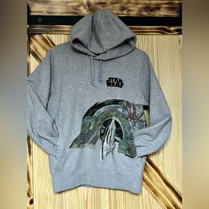 Star Wars Millennium Falcon Hoodie Gray S
